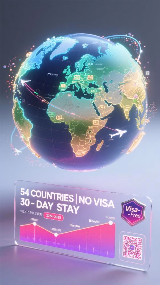 China's 30-Day Visa-Free Policy: Complete Country List -54 countries (2025-6-7 Update) 3 54 visa-free Countries to China