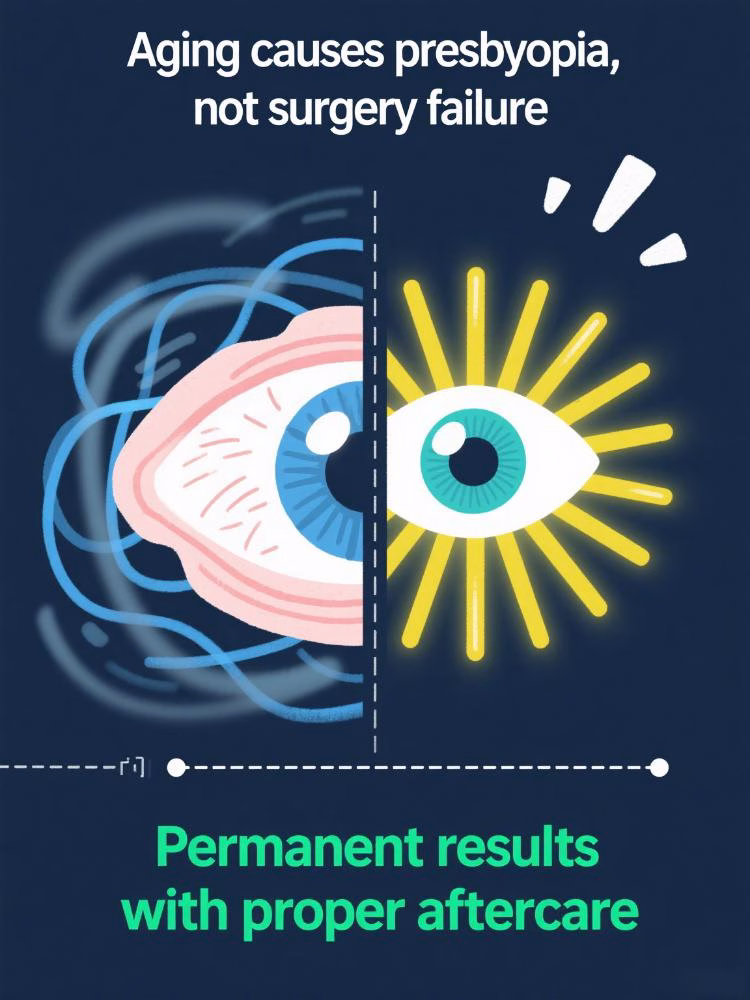 Laser Eye Surgery Myths Debunked: Safety, Results & Recovery Facts (2025) 8 Myth 7: Laser Eye Surgery Results Are Not Permanent
