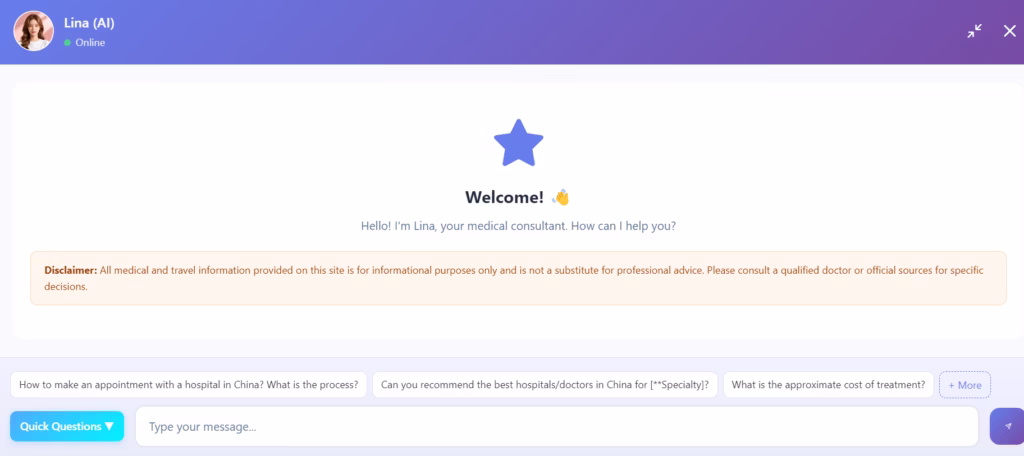 Medchinaguide-AI ChatBot 2